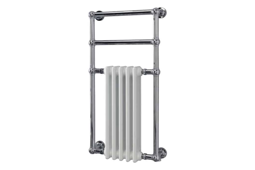 Wall Inset Radiators Wall mounted with cast iron insert - Bleu Provence